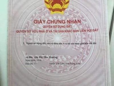 Cần bán lô đất chính chủ 151m Mt 7,1m  Mặt ngõ to oto đi được thôn cầu lạc đạo, văn lâm , hưng yên