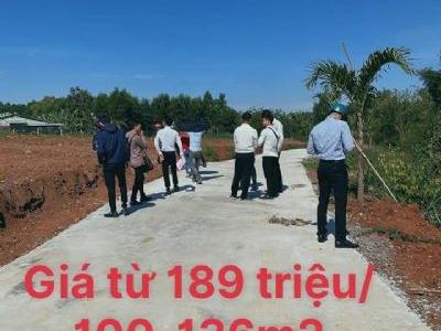 Bán đất trảng bom MẶT ĐƯỜNG BÊ TÔNG ĐIỆN NƯỚC CÓ SẴN, 159 -189 TRIỆU / SỔ HỒNG Cách kcn bàu xéo 2km