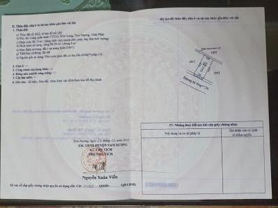 Chính chủ bán lô B22 làng quân nhân ttg kim long tam dương vp Mt: 7 × 14 Giá 730tr