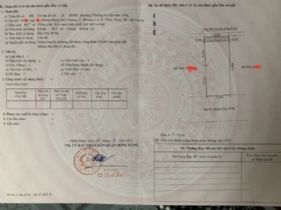 BÁN ĐẤT TẶNG NHÀ đối diện VIMHOME THƯỢNG LÝ Huệ Vương, Thượng Lý
