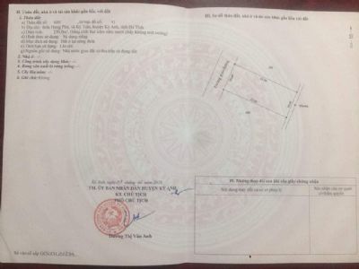 Bán đất kỳ tiến, hà tĩnh Lô  đất  gần  khu  công nghiệp, cty  canon  chuẩn  bị  về  làm  việc
