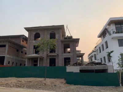 Bán biệt thự trên đôi đối diện đức huy 500m2 đã xây thô thiết kế riêng đẹp mê. giá tốt
