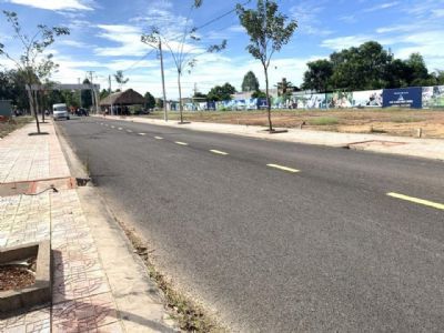 Bán Đất Thổ cư 140m huyện đồng phú lô đất mặt tiền DT753: sổ hồng riêng-sang tên công chứng ngay
