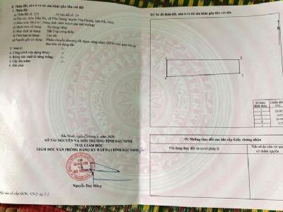 Chủ nhà bán miếng đất 120m Yên Trung, Yên Phong, Bắc Ninh