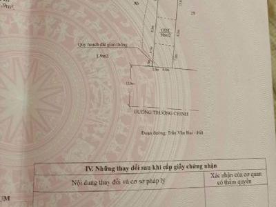 Bán đất nội thị mặt tiền đường Trường Chinh, gần ngã 4 Trường Chinh và Đào Duy Từ Diện tích 6m x 30