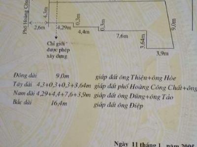 Mình cần bán căn nhà chính chủ Đường Hoàng Công Chất Đối diện Trung tâm y tế dự phòng