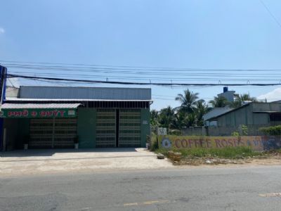 CẦN BÁN ĐẤT MẶT TIỀN PHẠM HÙNG 5x26 (trừ LG còn 16m ) - full thổ cư ấp 1 , xã Trung An, Mỹ Tho, TG