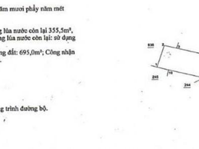 cần bán thửa đất gần chân cầu Hàm Luông (mặt tiền đường Võ Nguyên Giáp) đối diện khu dự án bv HQ