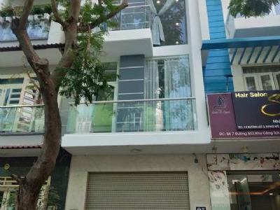 Bán nhà số 5 đường số 3 khu công ích Q4 Phạm Hữu Lầu liền kế Phú Mỹ Hưng Quận 7 Diện tích 4x18