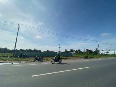 Bán Đất 2 mặt tiền đường nhựa rộng 80m mà giá chỉ 14tr/m Đường nhựa Đại lộ Huỳnh Tấn Phát
