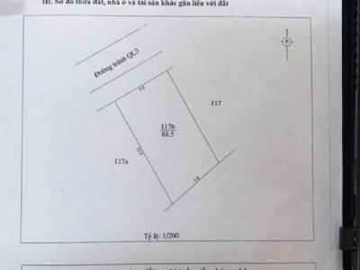 Rao bán gấp 170m2 đất ở mặt đường Hồ Chí Minh đối diện bến xe mới km8 p.Đề Thám Cao Bằng