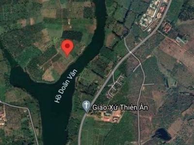 Cần bán view hồ doãn văn. Tuy đức. Đak nông Diện tích 3.6 ha. Mặt đường đất 200m, 300m mặt hồ.