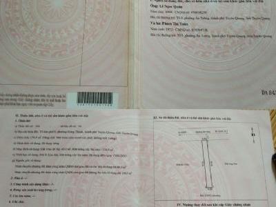 Cần bán lô đất tại phường Hưng Thành Đường rộng 2 ô tô tránh nhau Rộng 4 x sâu 39 mét 40 mét thổ cư