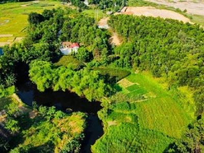 BÁN ĐẤT LƯNG TỰA NÚI CHÂN ĐẠP THỦY Tổng diện tích 1ha3 400m2 thổ cư Trung Sơn Lương Sơn