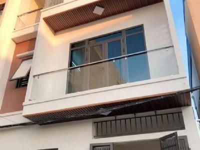 Bán Nhà 3 tầng phường Lộc Vượng Diện tích 62m2 Hướng tây bắc Thiết kế sân cổng, 3pn, phòng thờ