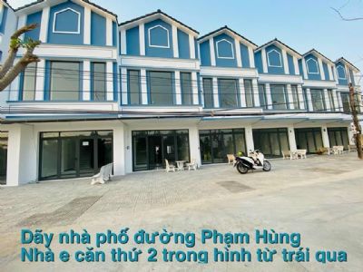 NHÀ TRỆT LẦU MẶT TIỀN PHẠM HÙNG GẦN C.A PHƯỜNG 8 Diện Tích Đất Ngang 5 Dài 23