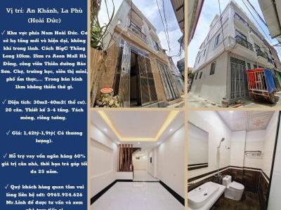 Nhà xây mới khu An Khánh, La Phù Hoài Đức. Giá từ 1,45tỷ. A/c quan tâm liên hệ sđt: 0965.954.625