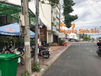 BÁN ĐẤT (NHÀ 2 CĂN) MẶT TIỀN ĐƯỜNG NGUYỄN TẤT THÀNH, PHƯỜNG 1, TP.SA ĐÉC. (94.3M2) Đất chính chủ