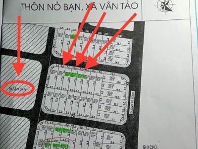 E CHÍNH CHỦ CẦN Chuyển nhượng 03 lô đất đấu giá Vân Tảo Thường Tín Hà Nội