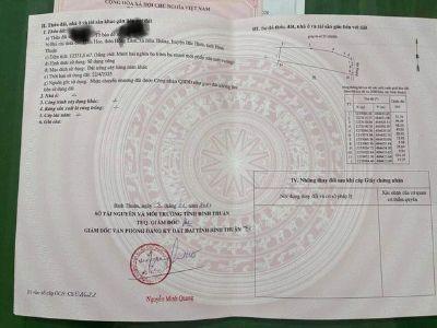 Cần bán đất dt 12331.6m Đất thôn Hồng Lâm, Xã Hòa Thắng, Bắc Bình (Gần khu dưa lưới Văn Minh)