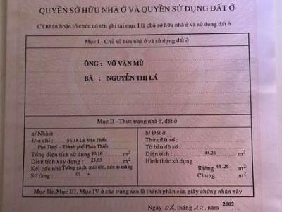 Nhà bán 1 trệt 1 lầu Mặt tiền nhựa số 18 lê văn phấn sát chợ Phú thủy thuận tiện kinh doanh