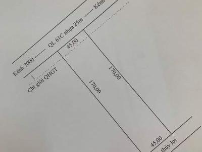 Bán miếng đất đẹp mặt tiền quốc lộ 61c tuyến đường đang hót thu hút khách đầu tư đoạn 6 ngan 500