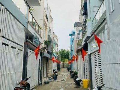Bán GAP nhà SỔ HỒNG RIÊNG Hoàn công đầy đủ HẺM XE HƠI THỊ TRẤN NHÀ BÈ KDC Sài Gòn Mới