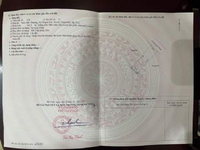 CÔNG TY BĐS  HÀ AN bán lô đất quy hoạch BẮC THƯỢNG THẠCH ĐÀI nằm khu quy hoạch đẹp bậc nhất