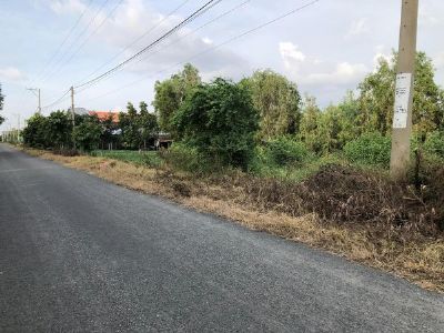 Bán 16m mặt tiền đường nhựa, view sông thoáng mát, dân cư đông. Cách QL91 chỉ 600m