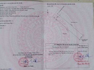 Chính chủ bán lô đất mặt ngõ 482 Thiên Lôi, Lê Chân, Hải Phòng. - Cạnh AEON hàng hiếm
