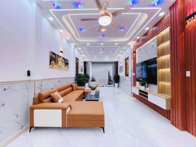 Nhà mới full nt đường 8m- 70m2-3tang Bùi Văn Ngữ Q12 ,sát Ngã 3 Đông Quang - 6 tỷ nhỉnh 0932030061