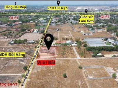 Duy nhất 4 lô giá FO cho NĐT Đường Đặng Thùy Trâm, P. Phước Hòa, Tx. Phú Mỹ, BRVT.