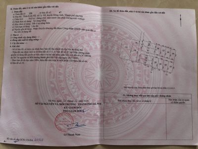 Cần bán đất 56m2 tại Đông Anh với đầy đủ tiện ích xung quanh như bệnh viện trường học.