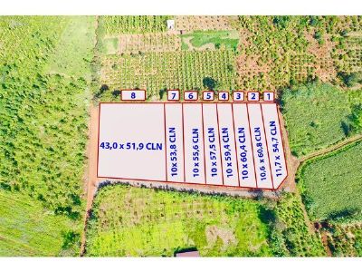 Lên lốc 8 lô diện tích từ 500m2 - 2000m2 giá chỉ chưa tới 9xtr/ lô Thành phố thứ 2 trong tương lai