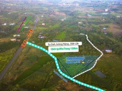 Mình có lô đất cần bán. Nằm cách QL29 chỉ 100m. Tọa lạc tại: Ea Dăh - Krong Năng - Daklak.