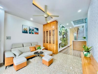 Nhà đẹp 1 trệt 1 lầu BTCT với 3PN 3WC 20m ra Hẻm xe tải, thông Hàng Xanh, Quận 1