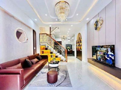 HẺM XE HƠI ĐỖ CỬA - GẦN HẠNH THÔNG TÂY- TÂN SƠN- TẶNG FULL NỘI THẤT - ĐẸP NHƯ TRANH VẼ