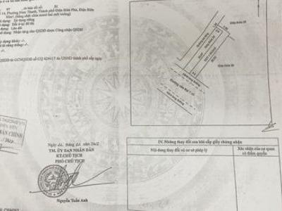 Bán nhà 2 mặt đường mặt đường nhựa 20,5m và đường bê tông 3m ở tổ 10 phường Nam Thanh Điện Biên Phủ