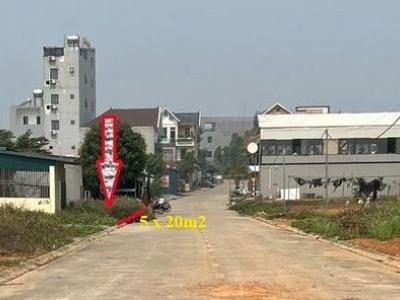 Chính chủ để giá tốt bán 100m2 thổ cư(5x20)m2 giải quyết công việc, Thanh Đình, TP.Việt Trì