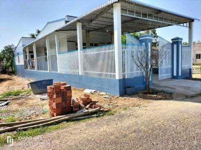 Em cần sang nhượng nhà đất mới xây 1.5 năm. 7×34m nhà cao hơn lộ nhựa 1m Long Hữu Duyên Hải