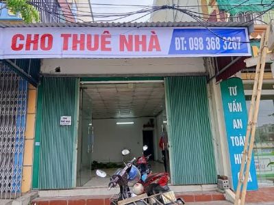 Cho thuê nhà tại Thị trấn Vũ Thư Thái Bình mặt đường 10