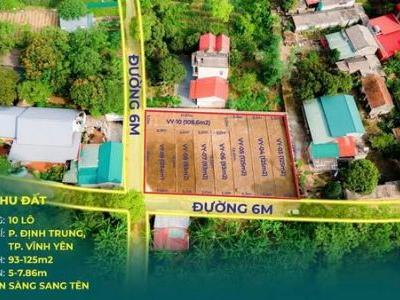 SIÊU PHẨM ĐẤT NỀN TP. VĨNH YÊN - GIÁ CHỈ HƠN 10TR/M²