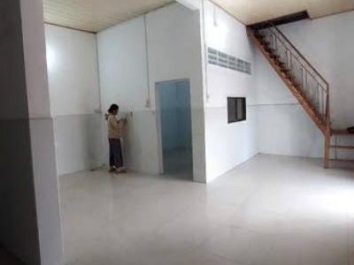 Cho thuê nhà mặt tiền đường Trần Quốc Toản, p6, ST. Thiết kế : 1p khách, 1p ngủ, bếp, tolet, 1 gác