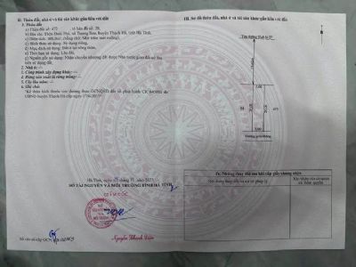 BÁN LÔ ĐẤT TỈNH LỘ 27 Tượng SƠN  DT : 5x20  Giá : 2 tỷ 4 xx