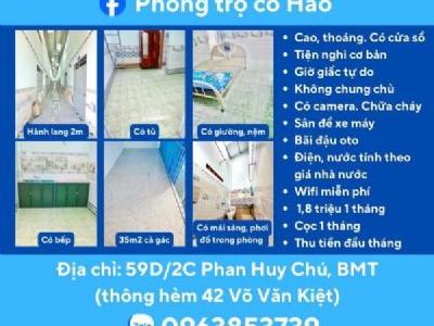 Cho thuê phòng trọ tại Buôn Ma Thuột thuận tiện đi lại
