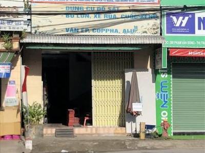 CHO THUÊ NHÀ MẶT TIỀN ĐƯỜNG PHẠM VĂN ĐỒNG, SÔNG VỆ (GẦN CẦU SÔNG VỆ)