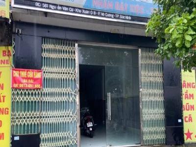 CHO THUÊ MẶT BẰNG KINH DOANH VỊ TRÍ VÀNG - 581 NGUYỄN VĂN CỪ, BẮC NINH