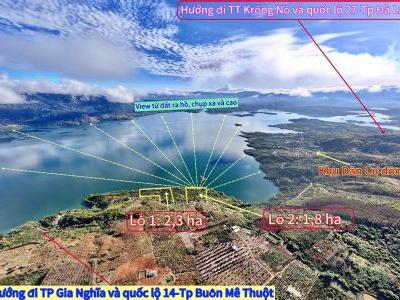 Bán đất mặt tiền đường nhựa liên tỉnh, đất có 82m mặt tiền đường nhựa và có 270m mặt tiền hồ