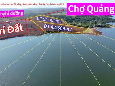 Bán đất view hồ có 900m mặt tiền đường và 270m mặt tiền hồ, sổ hồng riêng, xe tải vào tận nơi