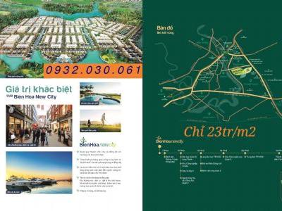 biên hòa new city - biệt thự view sông và sân golf long thành ,sổ đỏ trao tay chỉ 23tr/m2 093203006
